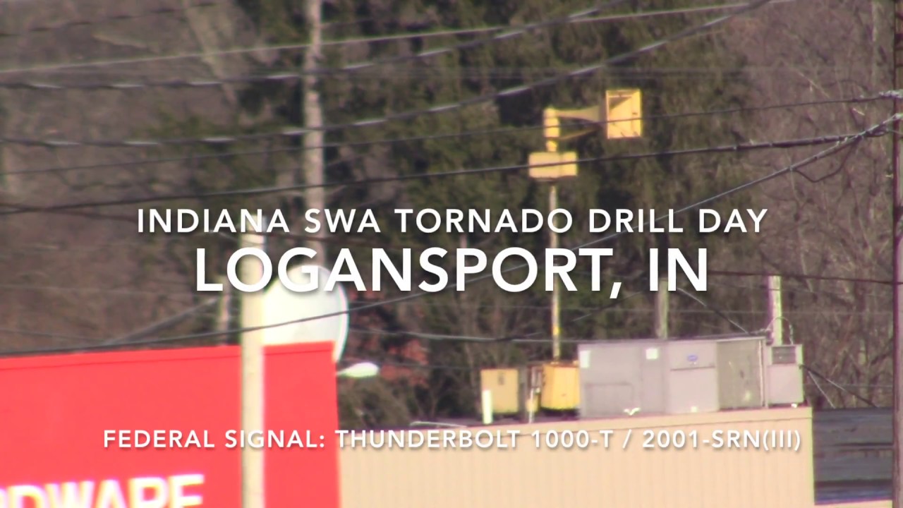 Federal Signal: 2001-SRN(III), Attack / Thunderbolt 1000-T Failure / Ambiance - Logansport, Indiana