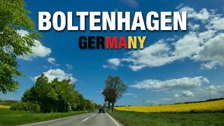 Scenic Drive to Boltenhagen  🇩🇪 Relaxing Coastal Road in Germany 4K