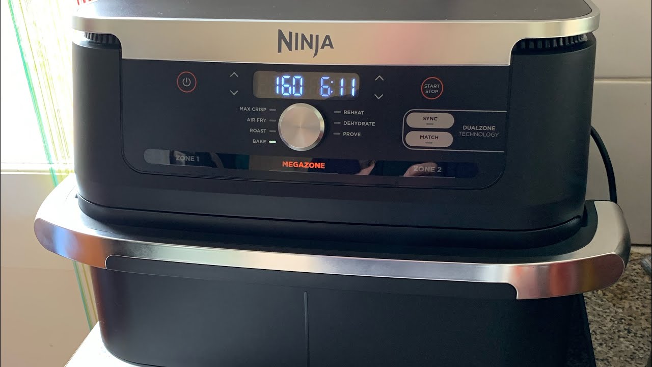 Dual-Compartment Air Fryers : Ninja DZ071 Foodi FlexBasket Air Fryer