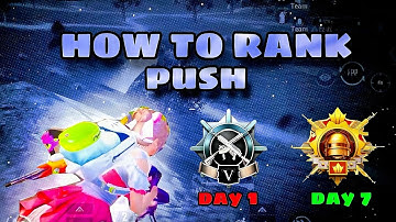 HOW TO REACH CONQUEROR IN 7 DAYS IN PUBG MOBILE ( NEW UPDATE 2025)