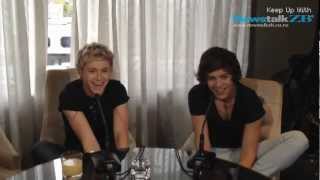 One Direction's Harry Styles and Niall Horan in NZ