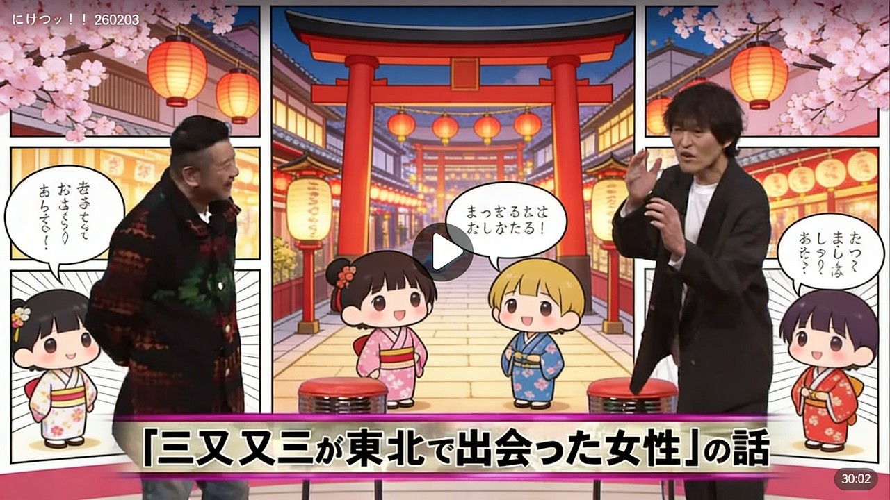 にけつッ!! 2026 🌈☀️💖 人気芸人フリートーク 面白い話 まとめ #1160【作業用・睡眠用・聞き流し】出演：千原ジュニア、ケンドーコバヤシ  #にけつッ #ケンドーコバヤシ #千原ジュニア