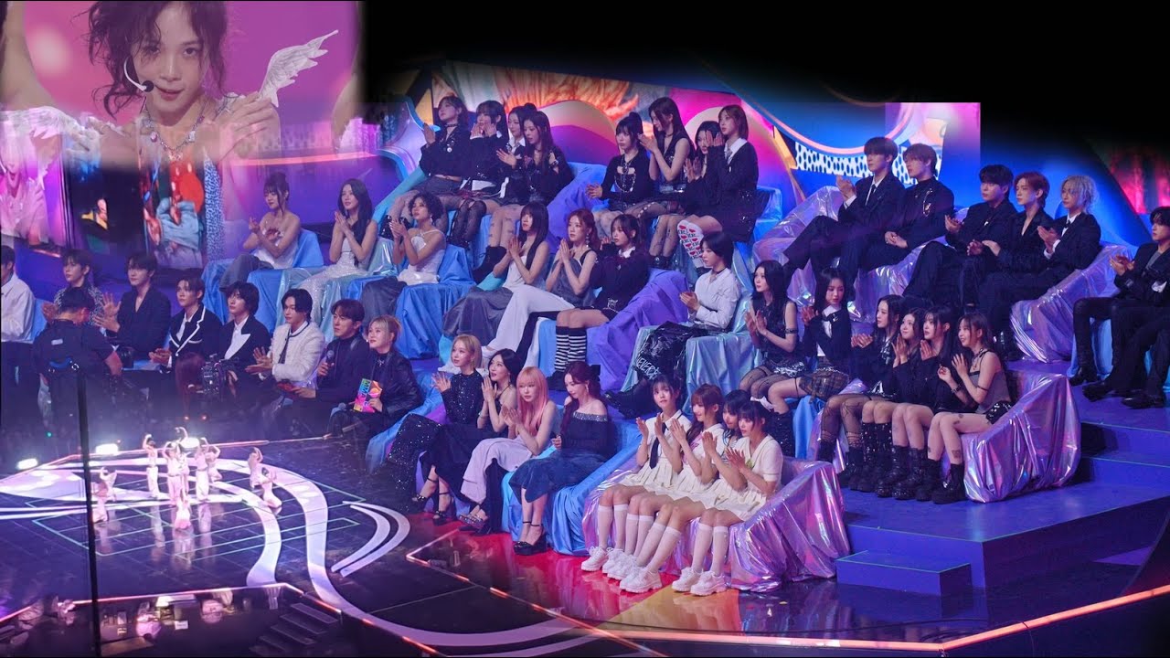 [비비 (BIBI) '밤양갱 + 데레']에스파,여자아이들, 트리플에스, QWER, 라이즈,에이티즈 Reaction cam @241130 MMA 2024 직캠