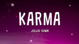 JoJo Siwa - Karma (Lyrics)