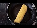 Japanese Omlette Roll with 4 Eggs | Korean Rolled Omlette