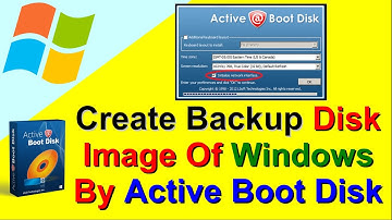 Active Boot Disk || how to create backup disk image of windows by active boot disk