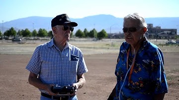 Eflite Apprentice RC Airplane Training (Video Poor)