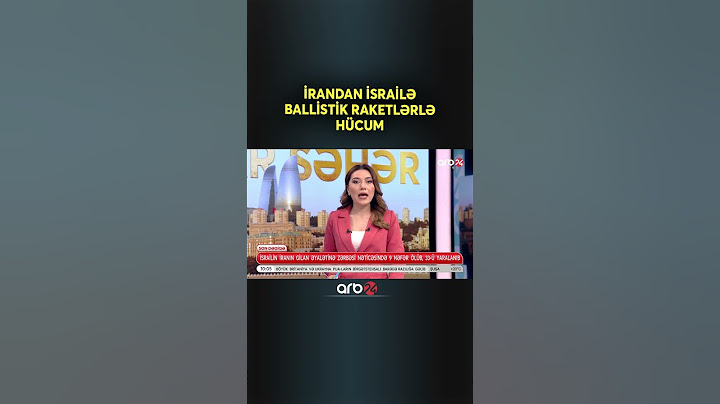 İrandan İsrailə növbəti dəfə ballistik raketlərlə hücum