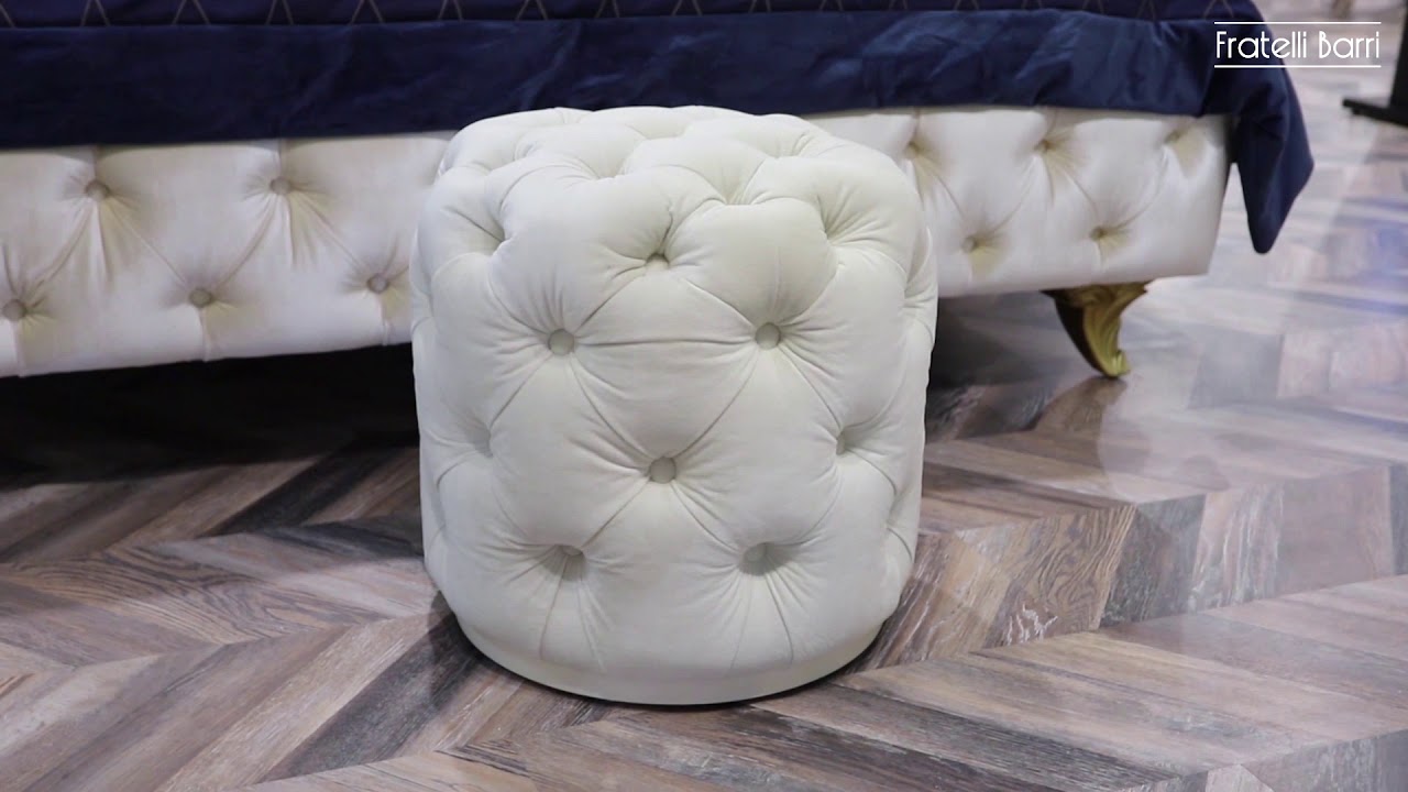 Пуфик Roma бежевого цвета - лучшие Банкетки в INMYROOM Пуфик Roma бежевого цвета - лучшие Банкетки в INMYROOM