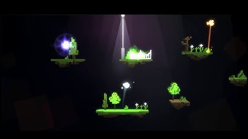 Unity Asset Store Pack - 2.5D / 3D Glow Platformer full project template (Download link below)