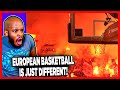 THEY ARE ON ANOTHER LEVEL! AMERICAN REACTS TO Basketball Fans and Atmosphere in Europe!