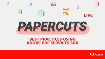 Best Practices using Adobe PDF Services SDK (Paper Clips)