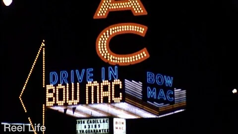 1959, Neon lights at night, Black Ball Ferry and Butchart Gardens, Vancouver and Victoria, BC