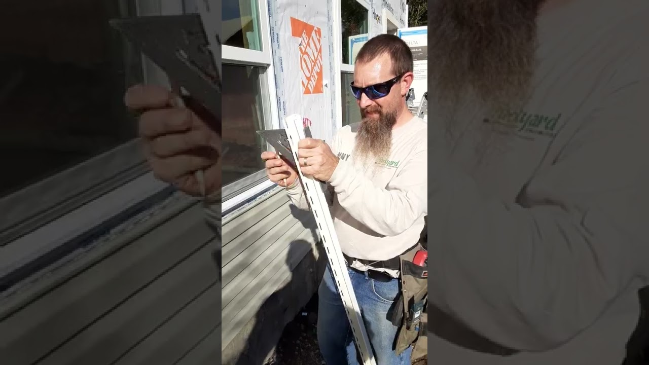 how to install j channel for vinyl siding YouTube