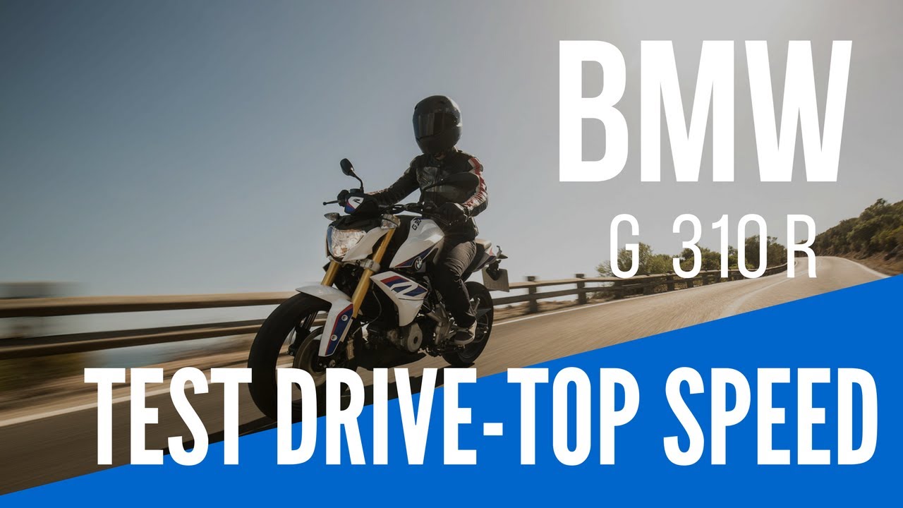 BMW G310 R, Test drive , Top speed - YouTube