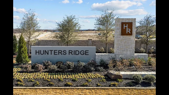 Жилой план Moscoso в Hunters Ridge Sub, Crowley, TX