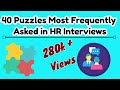 40 Puzzles most frequently asked in HR interview