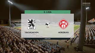 FIFA 20 | 1860 Munchen vs Wurzburg Kickers - 3. Liga | 06/06/2020 | 1080p 60FPS