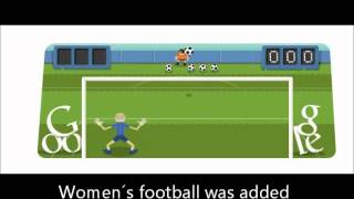 London 2012 Soccer - Olympic Google Doodle