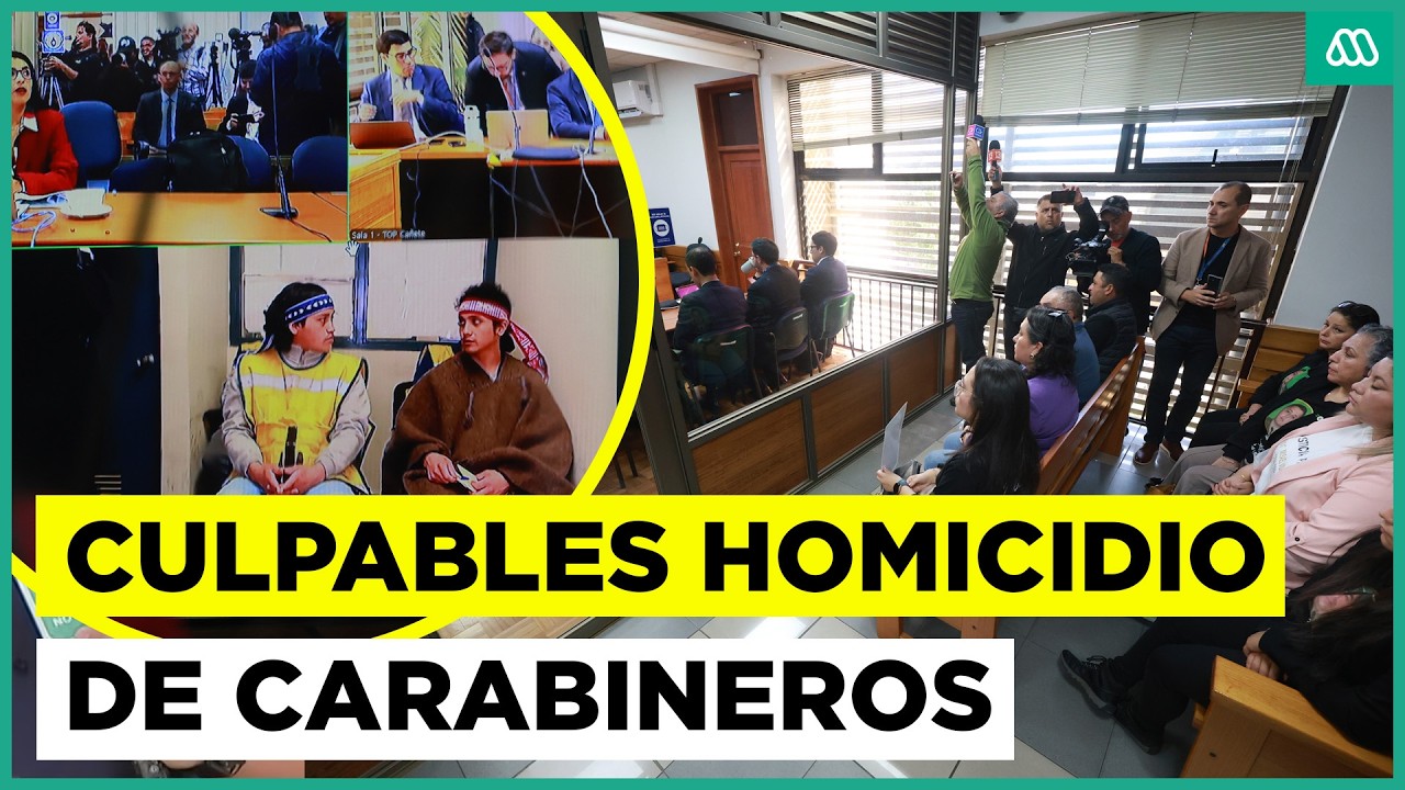 Declaran culpables a los cuatro imputados por el triple homicidio de Carabineros