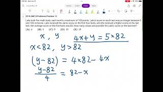 Famous 2018 AMC 8 Problems 11, 12, 13, 14, 15 Profile
