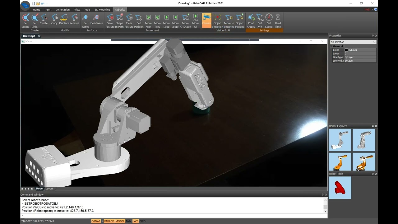 BabaCAD Robotics AI-powered version