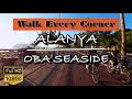 Seaside Walk in Alanya | Oba to City Centre | Virtual Walking Tour in Turkey