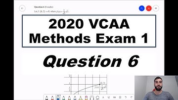 2020 VCAA Maths Methods Exam 1 - Question 6