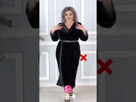 ايه الفساتين المناسبة لو عندك منطقة ال كبيرة