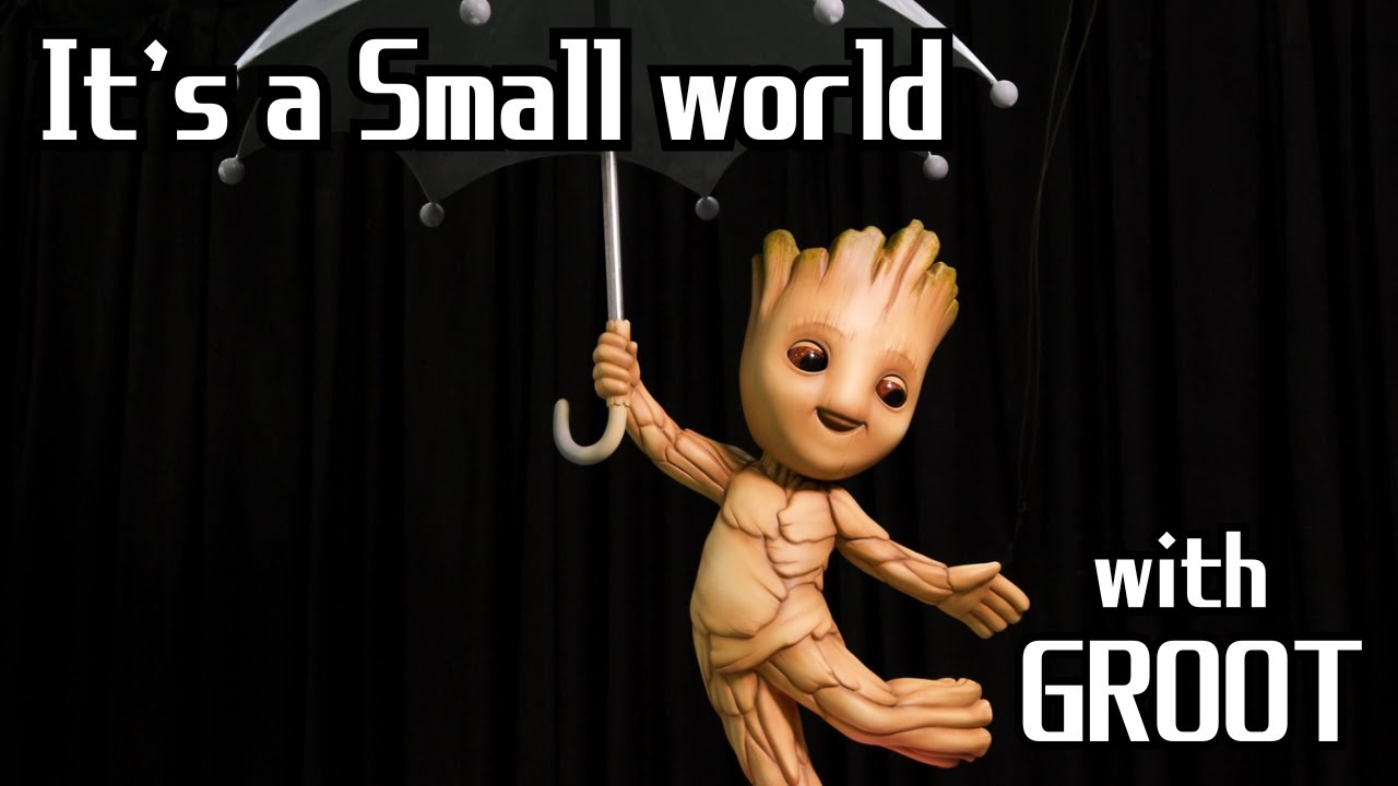 【イッツアスモールワールドwithグルート】可愛いグルートを探してみて下さい🌳✨