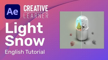 Create Light and Snowfall Animation with After Effects