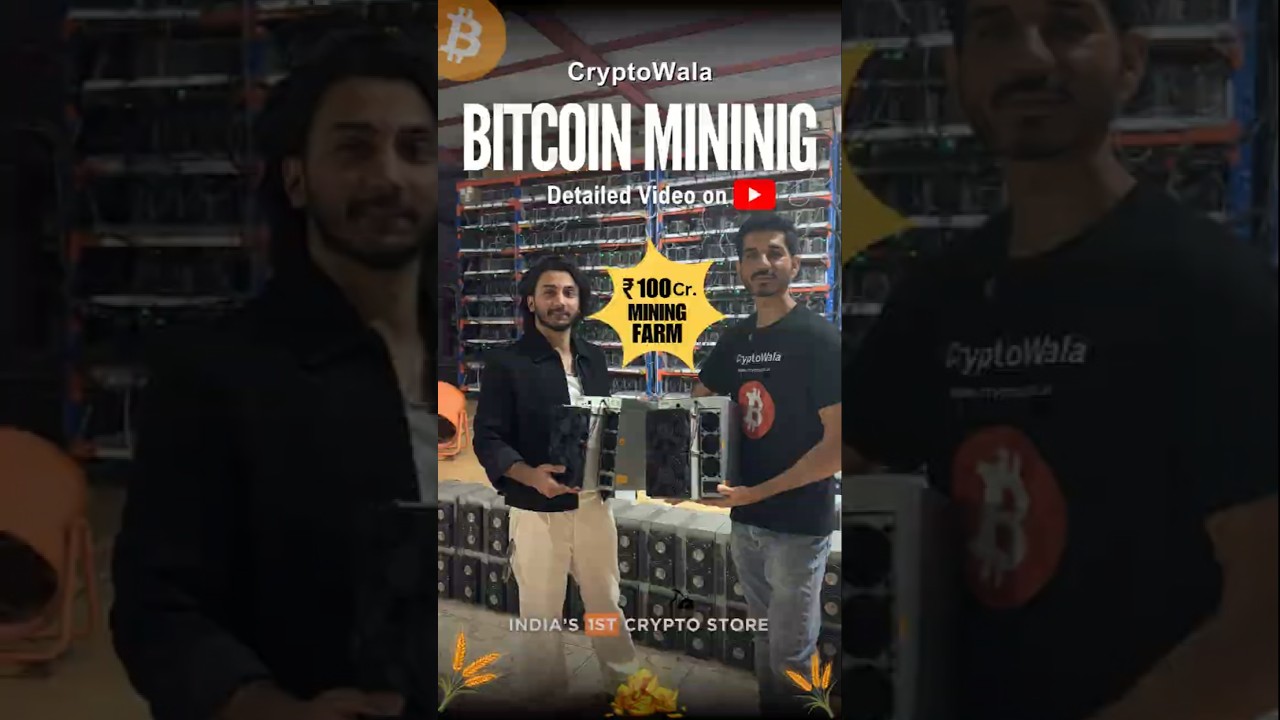 Bitcoin Mining”    #BitcoinMining #CryptoWala #mining #bitcoin