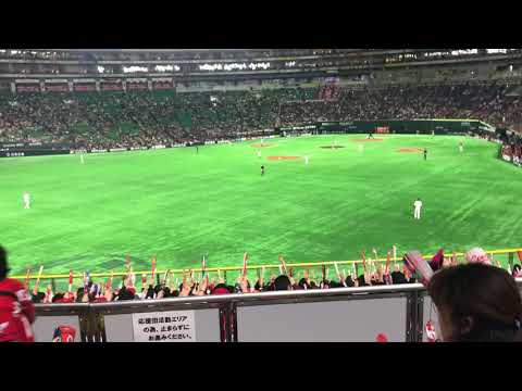 2019.3.22 ヤフオクドーム 広島カープ 試合前ファンファーレ オープン戦