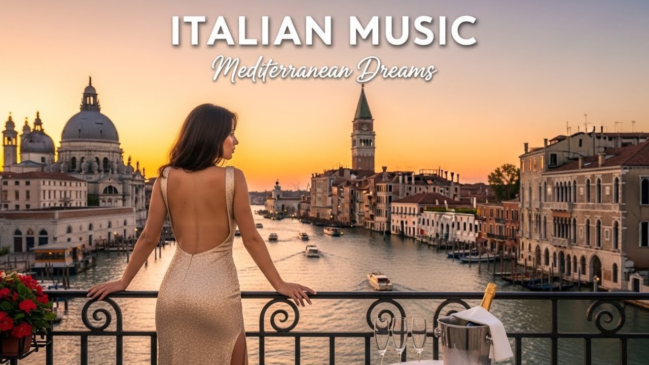 Italian Coast Night Vibes 🌙 Gentle Instrumental Music for Peaceful Sleep | 4K