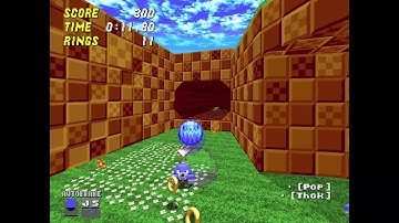 SRB2 v2.2.2 GFZ1 Speedrun w/Advance Sonic (0:20.25)
