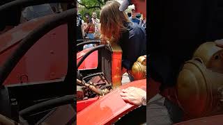 Match Highlights 1908 Lambert Roadster, owned by John Lambert's G-G-Granddaughter
