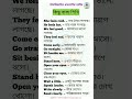 প্রতিদিন ব্যবহৃত ইংরেজি বাক্য অর্থ সহ  English Word by Easy English Rana