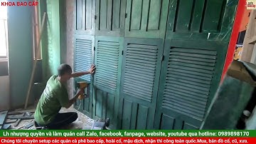 Tập 3:Cận cảnh hoàn thiện điểm nhượng quyền CÀ PHÊ BAO CẤP tại: TT1-02-IEC-Tứ Hiệp,Thanh Trì,Hà Nội