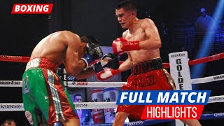 FIGHT HIGHLIGHTS - JOET GONZALEZ VS RAFAEL RIVERA - BOXING FULL FIGHT TKO