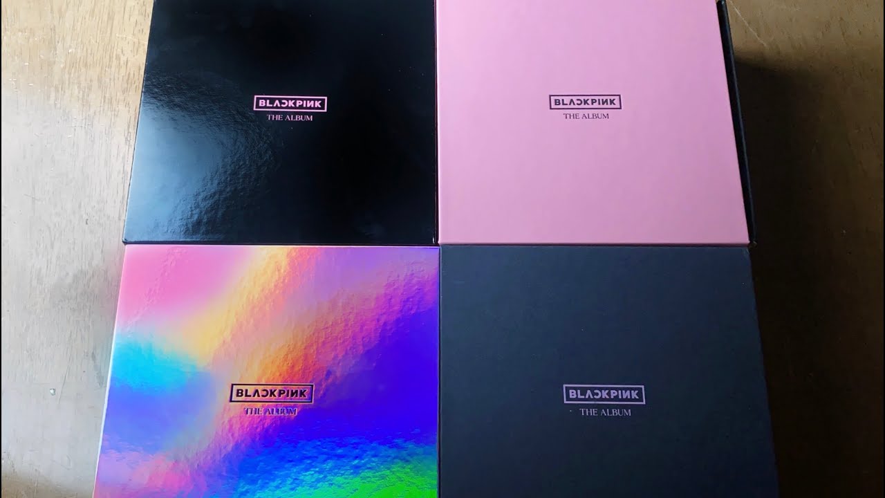 ♡Unboxing BLACKPINK 블랙핑크 1st Studio Album The Album (Ver. 1, 2, 3 & 4)♡ 