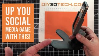 Design Talk - Designing and Printing a Camera Phone Stand to Record Animated GIFs!