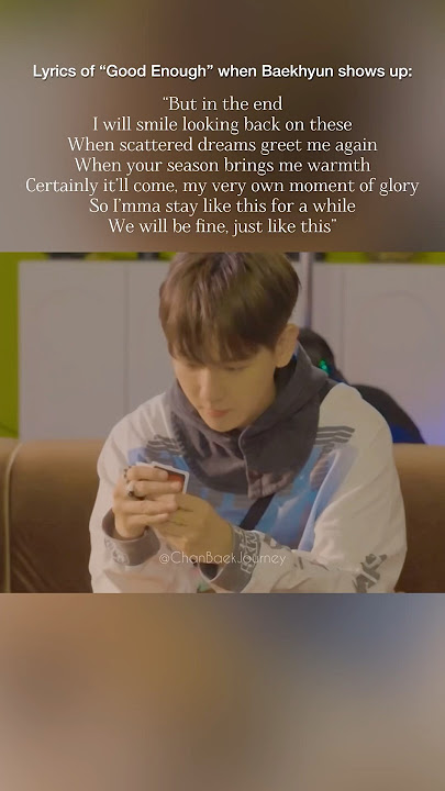 Chanyeol always knows how to impress Baekhyun with his lyrics 🩵:))) #chanbaek #chanyeol #baekhyun