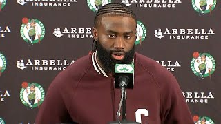 Jaylen Brown PostGame Interview | Milwaukee Bucks vs Boston Celtics