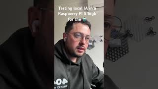 Short test of a Local AI in a Raspberry PI 5 16gb for the robot #raspberrypi  #animatronics
