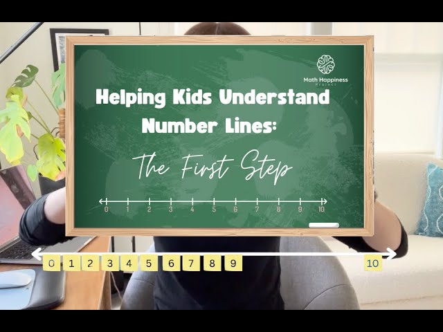 💡Helping Kids Understand Number Lines: The First Step! 💡