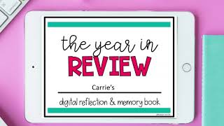 End of the Year Memory Book Digital Version