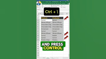 Compare two lists in 9 seconds #exceltricks
