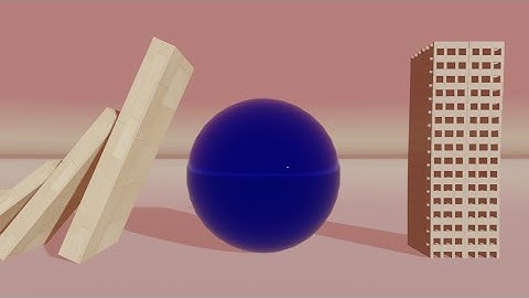 Giant domino destruction!! #2 | Destruction simulation