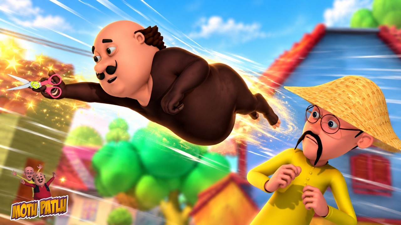 Motu Patlu की सबसे Funny Haircut Tragedy | Motu Patlu | मोटू पतलू