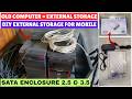 Make Your OWN Extrenal Storage at Cheapest Cost | DIY Storage #tech #ssd #hdd #storagesolutions
